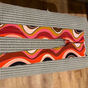 Lesley Evers Tights - COCO Burgundy Wave - XL